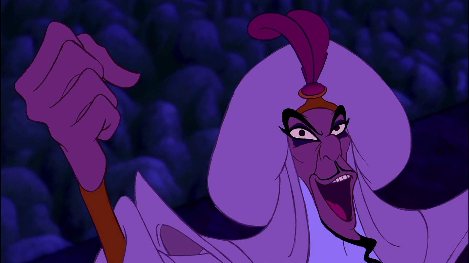 Sultan: "Jafar, you vile betrayer!" 