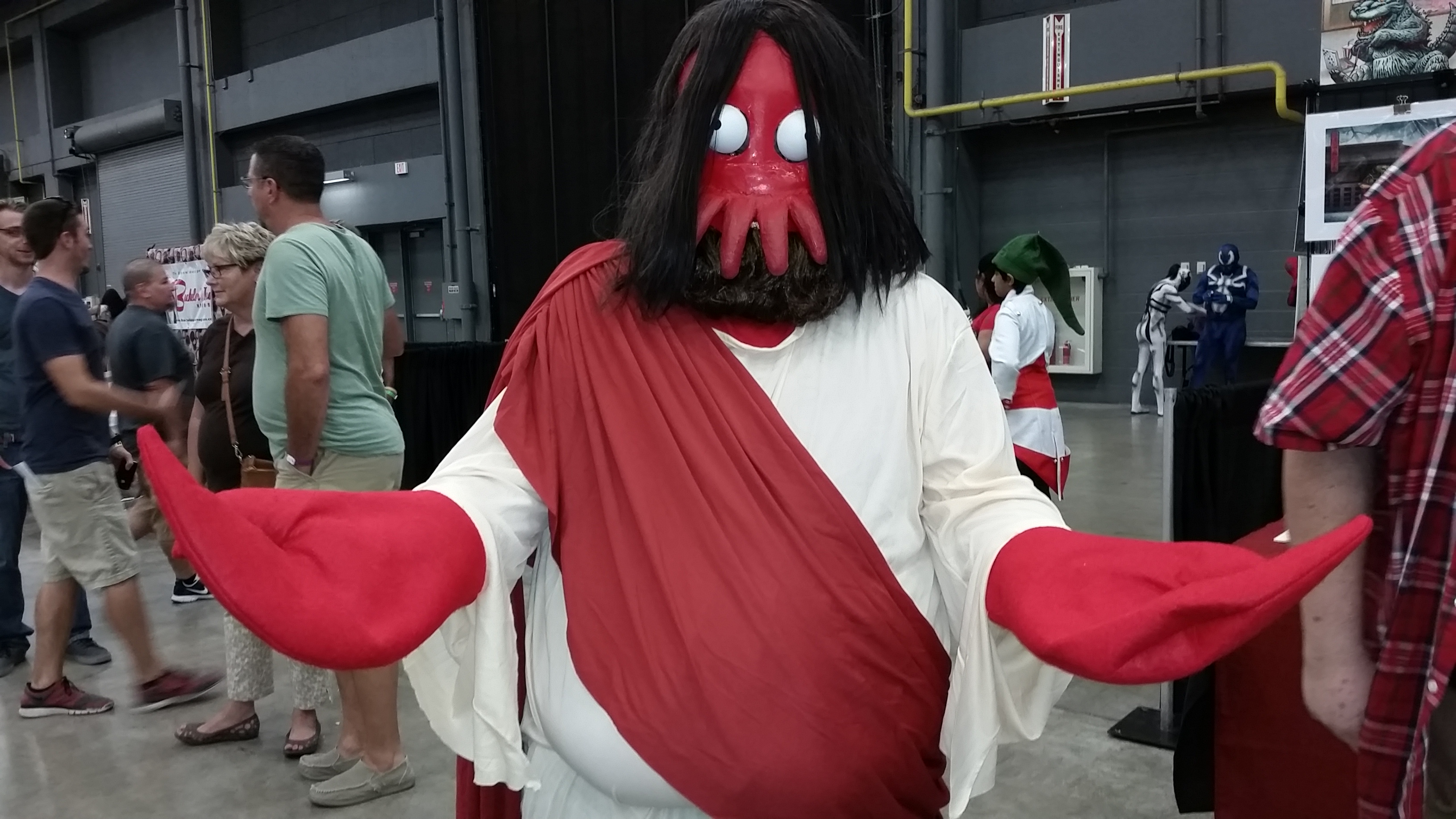 Zoidberg Jesus from Futurama. 
